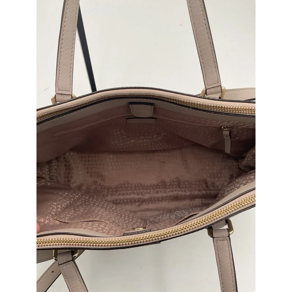 Kate Spade Laurel Way Leighann Satchel Blush Pink With Cross Shoulder Strap